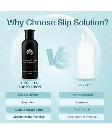 UNA GELLA Slip Solution Poly Gel Extension - Anti-Stick Gel Liquid 4oz (2PCS) - Easy DIY Nail Extension Solution - Buy Online on GoSupps.com