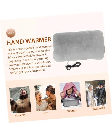 Gray Portable Heated Foot Load for Seniors | Rechargeable Furry Muscles for Pain Relief - Ideal for Older Adults - Buy Online on GoSupps.com