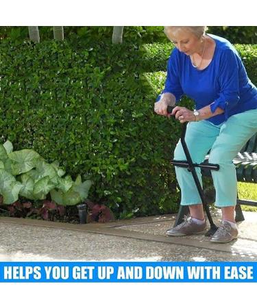 Elderly Crutches Aluminum Alloy Folding Telescopic Crutch Large Curved Elderly Handle to Help Four-Legged Walking Stick Multifunctional Elderly Walking Stickwalking Stick Vision - Buy Online on GoSupps.com