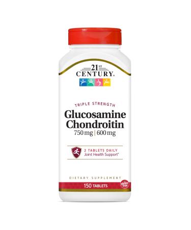 21st Century Triple Strength Glucosamine / Chondroitin 150 Tablets - Buy Online on GoSupps.com