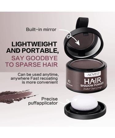 Approach Powder #3 Med Brown - Waterproof Hair Concealer for Thinning Hair | Instant Volume for Men & Women - Buy Online on GoSupps.com