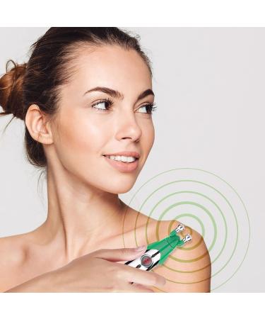 STMKB Meridian Electric massage acupuncture pen electronic therapy meridian energy pen is used to relieve the body's back and neck muscle pain 9 adjustment levels