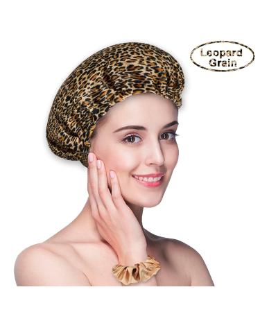 Silk Satin Hair Bonnet for Sleeping - Curly Hair Wrap for Black Women Men - Reusable, Designer, Large - Shower Cap, Night Cap, Head Scarf - Soft and Stylish - Buy Online on GoSupps.com