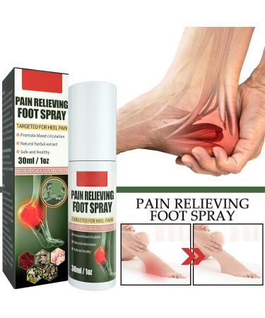 2pcs 30ml Foot Pain Relief Spray for Temporary Nerve Stress in Hands and Feet - Buy Online on GoSupps.com