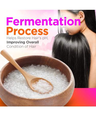 Uhuru Naturals Fermented Rice Water Spray - All Natural Conditioning & Moisturizing Treatment for Color Treated & Damaged Hair - Sulfate Free Repair & Regrowth for Men & Women 2 Fl Oz (Pack of 1) - Buy Online on GoSupps.com