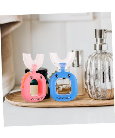 Clispeed 4-Piece U-Shaped Manual Toothbrush Set for Children | Portable & Easy Clean Kids' Toothbrushes - Ideal for Home Use - Buy Online on GoSupps.com