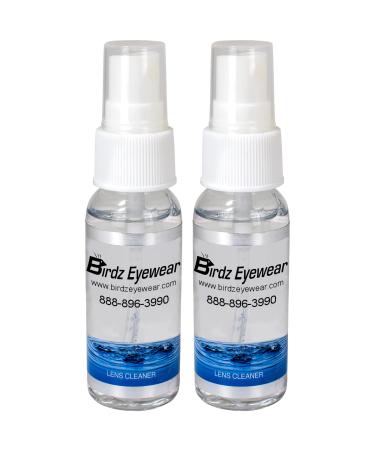 Two Bottles of Birdz Eyewear Amazing Eyeglasses Sunglasses Lens Cleaning Spray