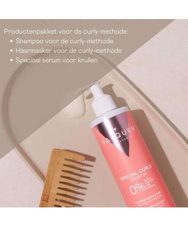 Valquer Laboratorios Valquer Professional Curly Method Pack Shampoo 400 ml + Mask 290 ml + Serum 300 ml Specially for Curls Curly Hair Sulfatefree Saltfree Perfect Curls Up to 96 natural origin - Buy Online on GoSupps.com