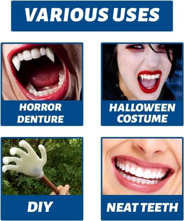 YUECI Plastic Dental Glue - Ultra Clean Temporary Denture Filling (A One Size) | International Shipping Available - Buy Online on GoSupps.com