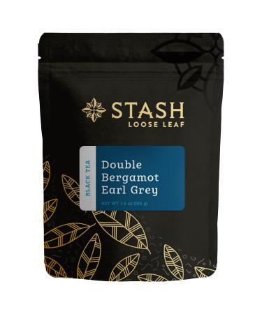 Stash Tea Double Bergamot Earl Grey Premium Loose Leaf Black Tea, 3.5 Ounces Earl Grey 3.5 Ounce