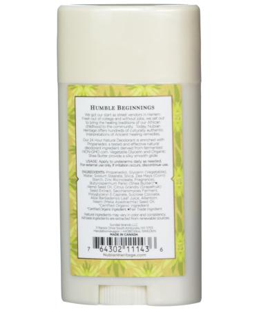 Nubian Heritage/Sundial Creations Indian Hemp and Haitian Deodorant Vetiver with Neem Oil 2.25 Ounce (Pack of 2) - Buy Online on GoSupps.com