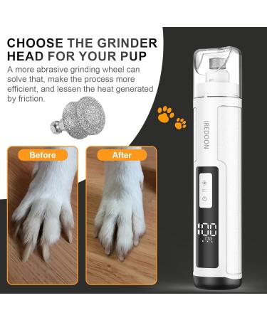 Iredoon Dog Nail Grinders Replacement Head - Integrated Grinding Head for Casfuy & Most Brands - Highly Efficient Safe & Durable (1 Piece) 80# - Buy Online on GoSupps.com