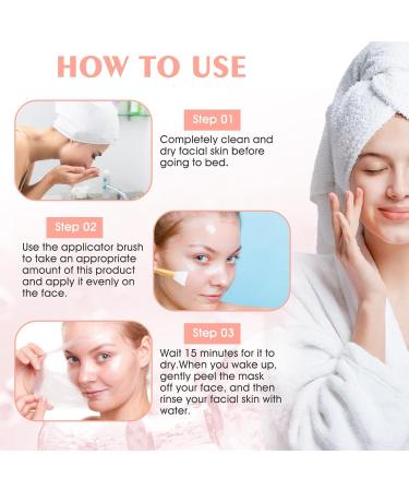 Allony Collagen Night Wrapping Mask Collagen Peel Off Face Masks Overnight Collagen Face Mask Firming and Lifting Moisturizing and Moisturizing Suitable for All Skin Types(75g) - Buy Online on GoSupps.com