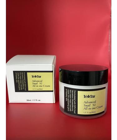 Tristar Snail Mucin 92% All-in-One Moisturizer | 1.7 Fl Oz | Daily Repair Gel Cream for Dry Sensitive Skin | Cruelty-Free & Paraben-Free - Buy Online on GoSupps.com