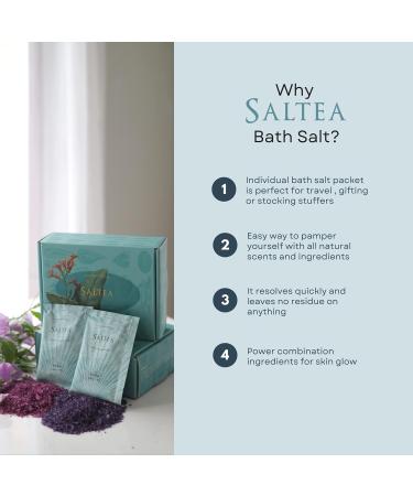 Luxury Spa Bath Salts for Soothing Bubble Bath - Set of 10 Packets (Vetiver) - Buy Online on GoSupps.com