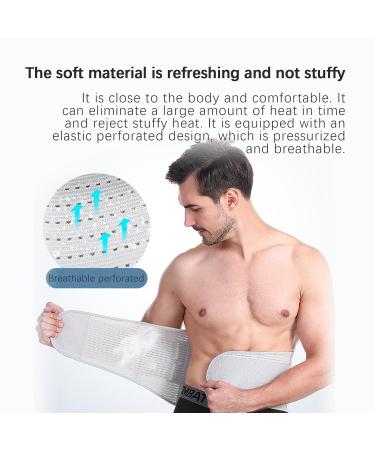 Siopob Back Brace | Anti-Skid Lumbar Support - Lower Back Brace With Adjustable Support Straps Anti-Skid Sweat- Band Com-fortable Gym Accessories Gray Size M - Buy Online on GoSupps.com