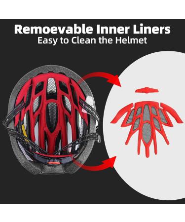 Basecamp BC-069 Bike Helmet - White | Rear Light | Detachable Goggles | Portable Backpack | Lightweight Adjustable Cycling Helmet for Men & Women - Buy Online on GoSupps.com