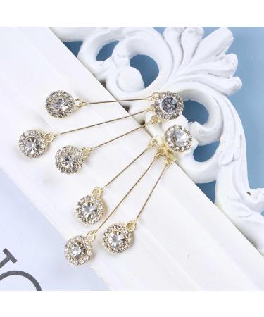 Vintage Crystal Chandelier Drop Earrings | Rhinestone Ball Dangle & Gold Stud Earrings for Women | Sparkling Bridal Jewelry - Buy Online on GoSupps.com