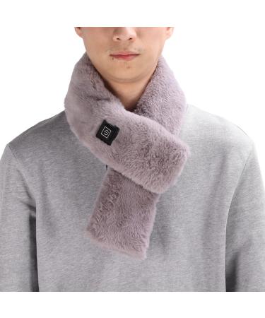 Ankroyu heating scarf washable heating scarf with 3 heating levels foldable comfortable hot compress warm reliable USB adjustable temperature winter clothing