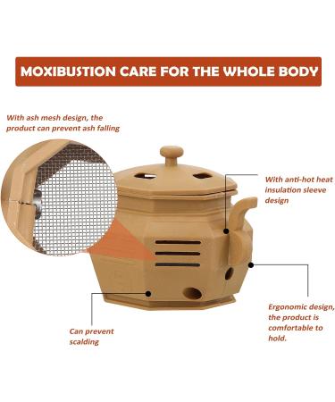 CLISPEED 2pcs Moxibustion Set - Portable Stainless Steel Cupping Tool for Cervical Spine Relief | International Shipping Available - Buy Online on GoSupps.com