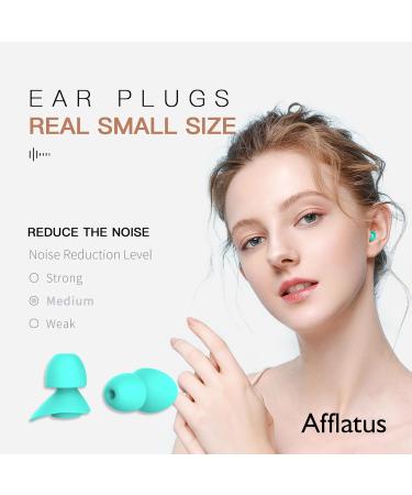 Afflatus ComfortFit-1 Small Ear Plugs for Kids (Age 8-17) and Small Ear Canals Small Earplugs Kids Children Ear Plugs for Sleeping Noise Reduction Concert Airplane Pressure (Size S Pairs*2) Light Grey-women&kid's Size - Buy Online on GoSupps.com