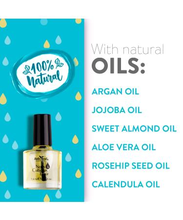 Belle Azul Nail Cuticle Elixir - 100% Organic Nail & Skin Repair Oil for Natural & Acrylic Nails Vegan 7.4ml - Buy Online on GoSupps.com