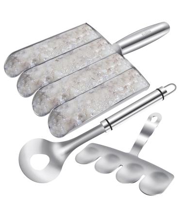 Meatball Maker Tool Safe Stainless Steel Meatball Making Convenient Meatball Scoop Ball Maker Solid Easy to Clean Meatball Making Set Multipurpose Cooking Tool for Cooking 6(Style 1)
