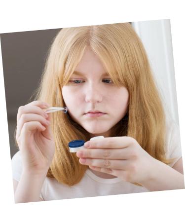 Partykindom 4Tlg Care Box for Colored Contact Lenses | Cosmetic Container & Travel Holder | Duplex Plastic Design - Buy Online on GoSupps.com