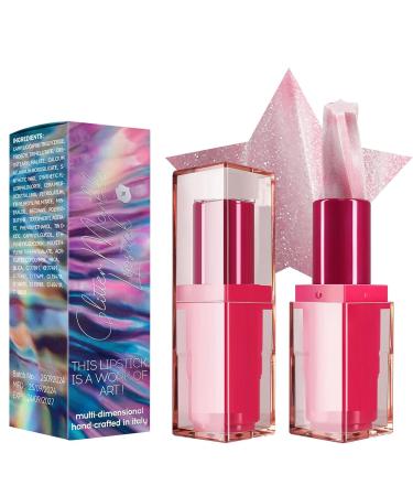  Dranng Glitter lip gloss long-lasting shimmering lipstick - Long-lasting lipstick moisturizing lip balm with shimmering lipstick waterproof cosmetics lipstick - Buy Online on GoSupps.com