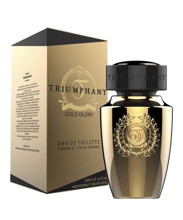 TRIUMPHANT GOLD GLORY MEN 3.3 Ounces Eau De Toilette Spray BY NUPARFUMS - Buy Online on GoSupps.com