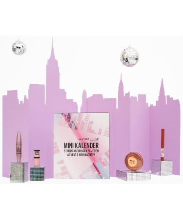 Maybelline New York Mini Advent Calendar 2023 - NYC Sparkle | 5 Doors of Cosmetics | Beauty & Makeup Advent Calendar for Women - Buy Online on GoSupps.com
