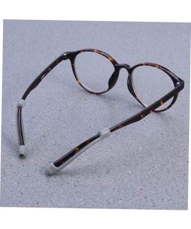 Doitool 5 Pairs Silicone Glasses Legs | Non-Slip Anti-Glasses Accessories | Medium Gray Ear Clip for Comfort - Buy Online on GoSupps.com