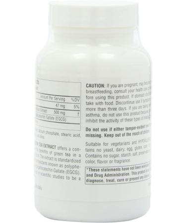 Source Naturals Green Tea Extract 500 mg - 120 Tablets | Antioxidant Support - Buy Online on GoSupps.com