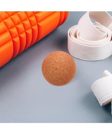 Patkaw 2-Pack Cork Massage Balls - 2.75-Inch High-Density Fitness Balls for Deep Tissue Relief Yoga & Muscle Recovery - Buy Online on GoSupps.com