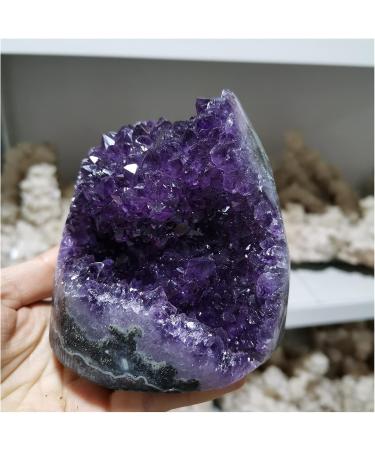 Crystal Rough Natural Crystal Rough 480g Natural Amethyst Quartz Cluster Uruguayan Crystal Gemstone Geode - Buy Online on GoSupps.com