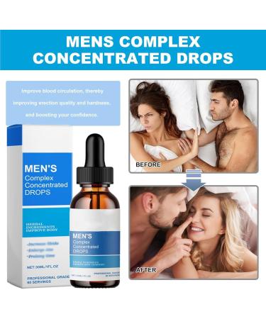 Men's Complex Concentrated Drops - Boost Focus & Energy | Premium 2PC Men's Supplements - Buy Online on GoSupps.com
