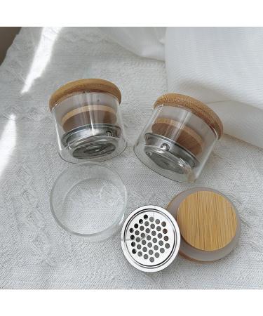 Portable Nail Brush Cleaner Cup - Acrylic Dappen Dish with Lid for Easy Cleaning | Ideal for Nail Art Sequins & Glitter Dust - Buy Online on GoSupps.com