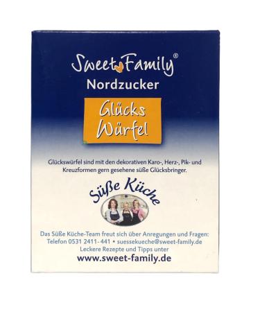 Buy Nordzucker Sweet Family Lucky Cubes Sugar Cubes (500g) - Decorative Shapes | International Shipping - Buy Online on GoSupps.com
