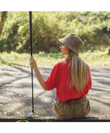 PFFY Cotton Summer Bucket Hat - Black | Unisex Sun Beach Fishing Cap - Buy Online on GoSupps.com