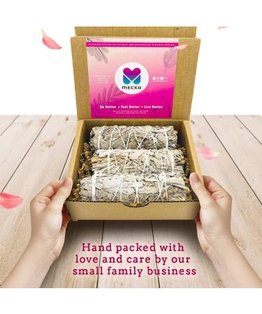 Bulk White Sage Smudge Sticks (3 Pack) - Organic Sage Bundles for Cleansing and Stress Relief | Wholesale | Sustainably Grown - Buy Online on GoSupps.com