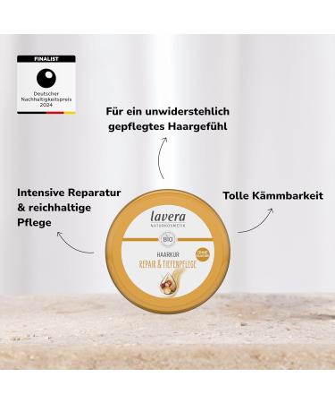  lavera lavera Deep Repair Hair Treatment - Silicone Free - Intense Repair and Rich Care - Vegan - Natural Cosmetics - 200ml - Buy Online on GoSupps.com