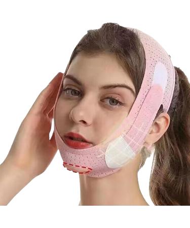 Double Chin Reducer Facial Slimming Strap Double Chin Reducer Face Lifting Belt Chin Strap Facial Slimming Strap V Lines Lifting Belt Breathable For Home Use - Buy Online on GoSupps.com