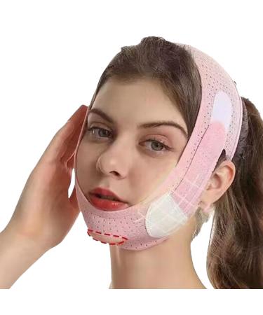 Double Chin Reducer Reusable V Lines Belt Face Lifting Belt - Face Lifting Belt Chin Strap Facial Slimming Strap V Lines Lifting Belt Breathable For Home Use