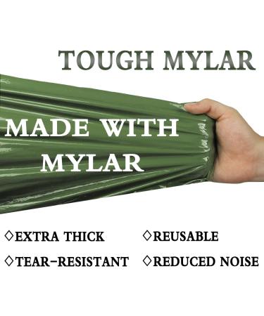 Delmera Emergency Sleeping Bag - Lightweight Waterproof Thermal Survival Gear for Outdoor Adventure - 2 Pack (Orange/Green) - Buy Online on GoSupps.com