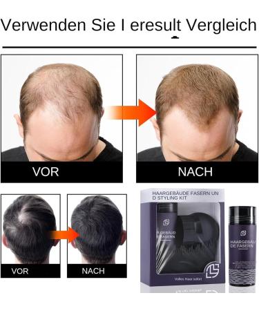 Hair and Styling Fiber Powder with Nozzle and Acoustic Panel Hair Fiber Powder 3 in 1 Hair Fiber Kit Thinner Thickening Plumper Hair Root Powder  - Buy Online on GoSupps.com