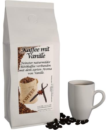 aromatisierter Kaffee Vanilla coffee / Vanilla flavored coffee 500g whole beans - Buy Online on GoSupps.com