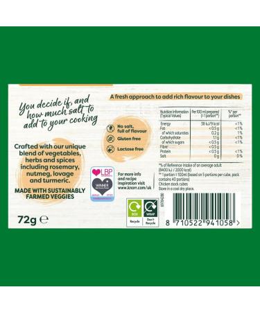 Zero Salt Knorr Stock Cubes Chicken Flavor - Mega Pack of 6 Boxes 8x9g Each Ultimate Chicken Stock & Cubes Culinary Experience Chicken 6 PACK - Buy Online on GoSupps.com