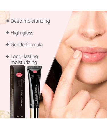 Lip Plumper Serum & Lip Booster - Plumping Serum with Hyaluronic Acid & Peptides Instant Volume Lip Gloss for Dry Lips Nourishing Lip Treatment Lip Care Non-Sticky (3) - Buy Online on GoSupps.com