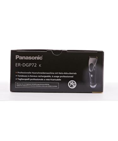 Panasonic ER-DGP72 Professional Hair Clipper - Black/Silver Ergonomic Design Perfect for Hairdressers - 1 Piece - Buy Online on GoSupps.com