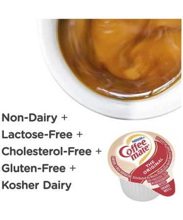 Coffee Mate Liquid Creamer Variety Pack - 4 Flavors (Original, Cafe Mocha, French Vanilla, Hazelnut) - 200 Count - Buy Online on GoSupps.com